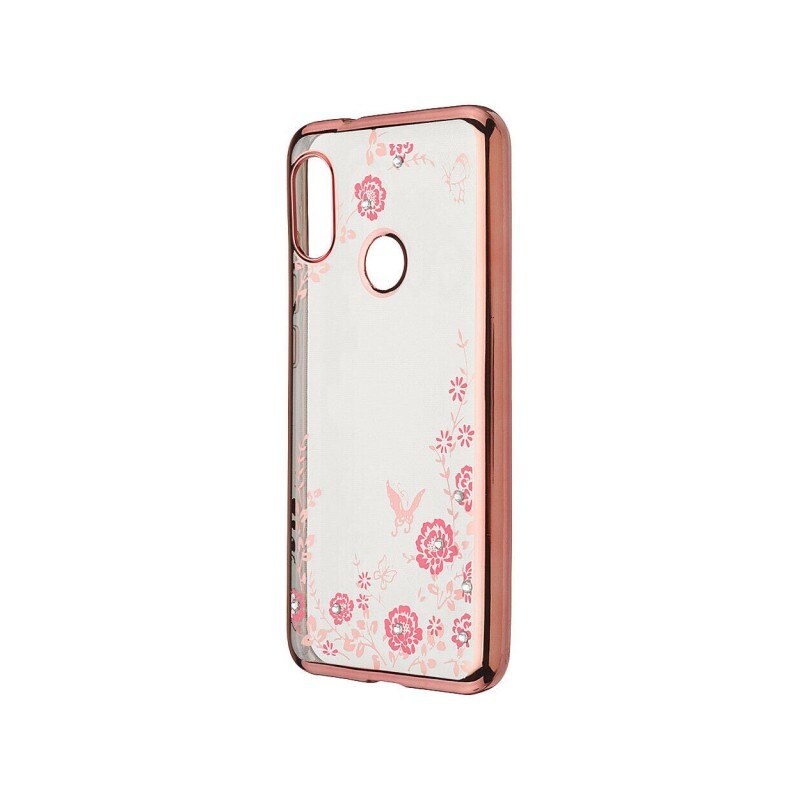Husa Spate Forcell Bling Diamond Samsung Galaxy M30 Rose Gold