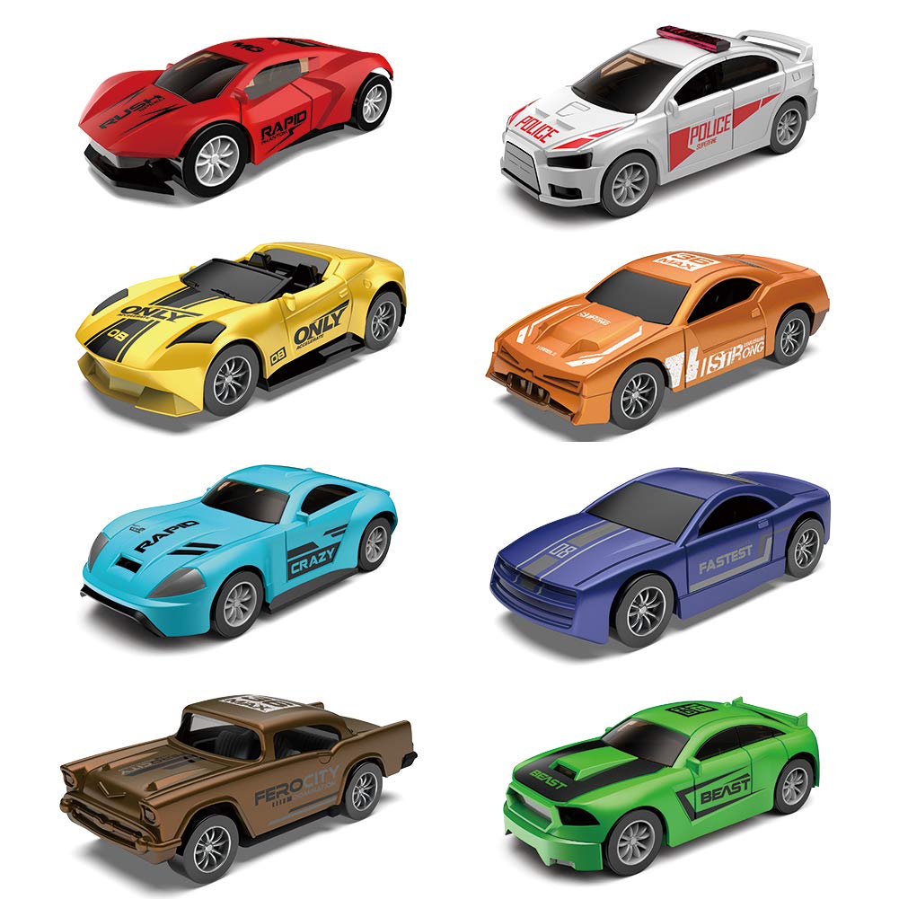 Set 8 Masinute Colectie AKU din Aliaj usor, Jucarie pentru copii Prescolari AK6779