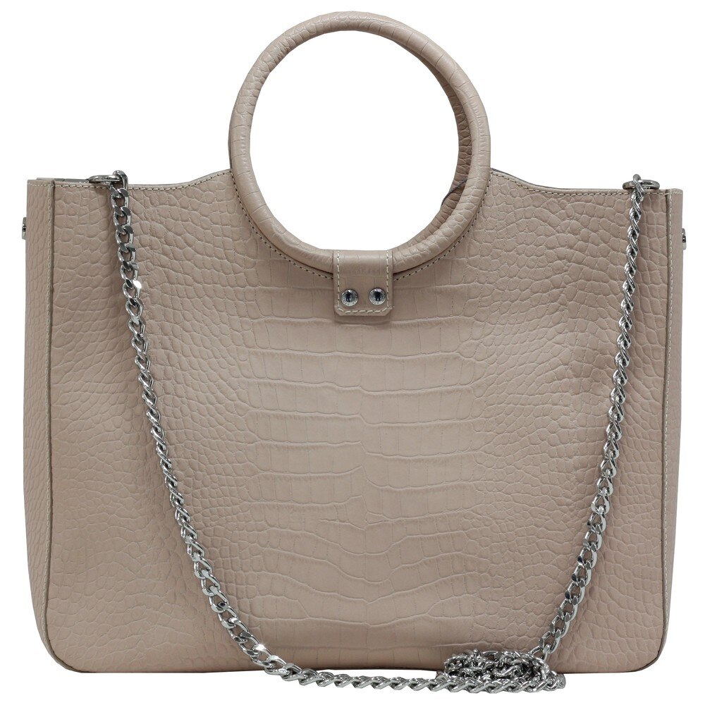 Geanta de dama office Arcadia din piele naturala tip reptila ARC1284