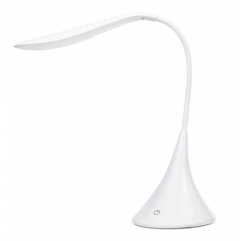 Lampa De Birou LED 1449, Incarcare USB, Alba, 3 Trepte Intensitate, 360 Grade