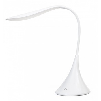 Lampa De Birou LED 1449, Incarcare USB, Alba, 3 Trepte Intensitate, 360 Grade Lampa De Birou LED 1449, Incarcare USB, Alba, 3 Trepte Intensitate, 360 Grade