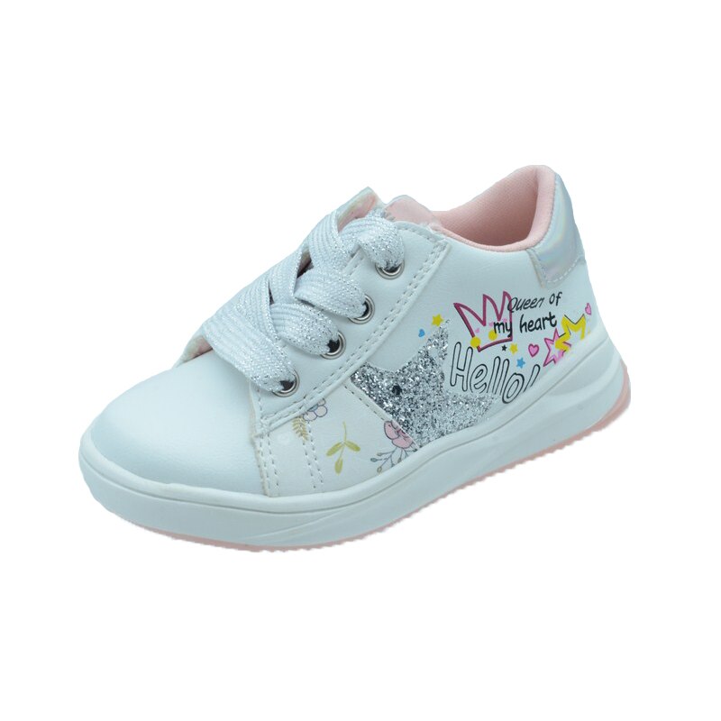 Pantofi sport pentru fete American Club GC15/20, Alb