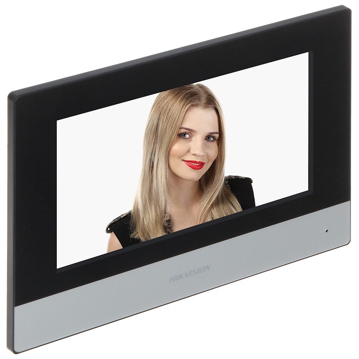 Видеодомофон HIKVISION, Черен/Сив