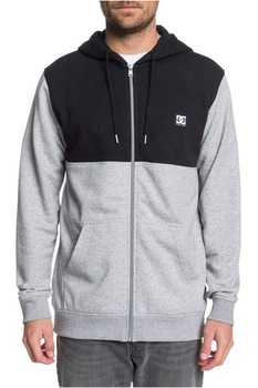 Hanorac DC Shoes Studley Zip-up Hoodie, Gri Hanorac DC Shoes Studley Zip-up Hoodie, Gri