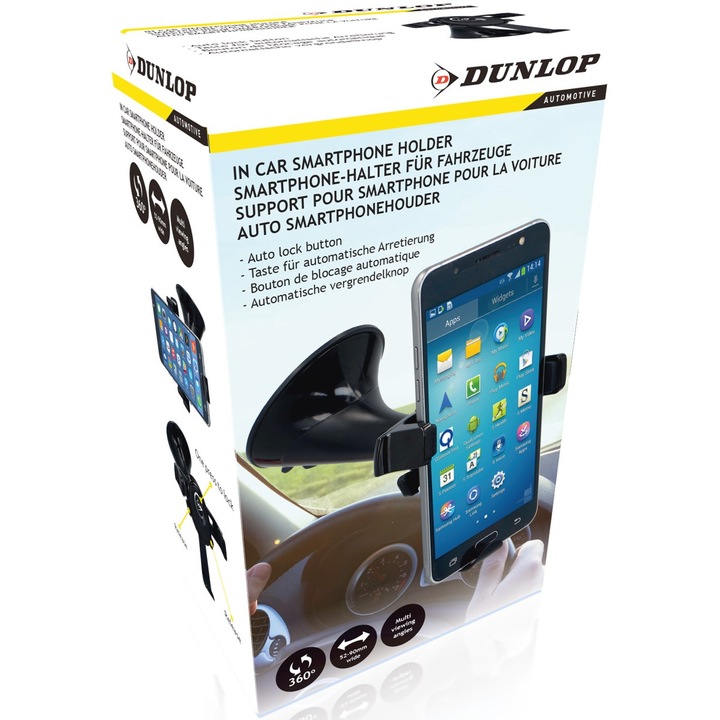 Suport telefon auto Dunlop