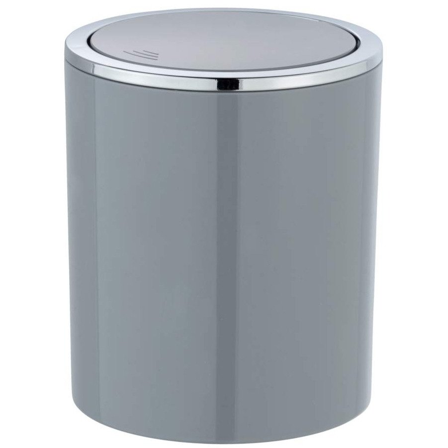 Cos de gunoi, baie Swing 2l, Gri, WENKO