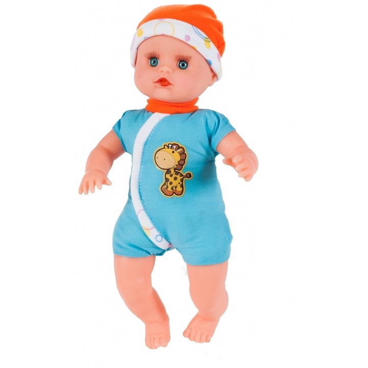 Papusa Nicole pentru copii 14" 35cm, Malplay 106731