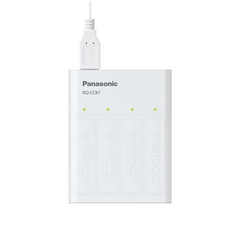 Incarcator Powerbank Panasonic cu 4 acumulatori Eneloop 1,2V 1900mah Ni-MH BQ-CC87 Incarcator Powerbank Panasonic cu 4 acumulatori Eneloop 1,2V 1900mah Ni-MH BQ-CC87