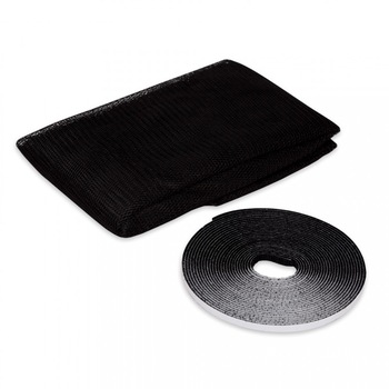 Plasa anti-tantari/insecte Easy-to-Install, pentru ferestre, 130 x 130 cm, lavabil 30° C, rezistent radiatii solare, negru Plasa anti-tantari/insecte Easy-to-Install, pentru ferestre, 130 x 130 cm, lavabil 30° C, rezistent radiatii solare, negru