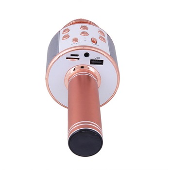 Microfon Karaoke de copii Wireless RLN Electronics, Boxa integrata, Card SD, multifunctional Microfon Karaoke de copii Wireless RLN Electronics, Boxa integrata, Card SD, multifunctional