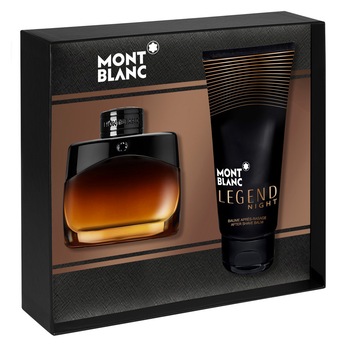 Set Mont Blanc, Legend Night, Barbati: Apa de Parfum, 50 ml + After Shave Balsam, 100 ml Set Mont Blanc, Legend Night, Barbati: Apa de Parfum, 50 ml + After Shave Balsam, 100 ml