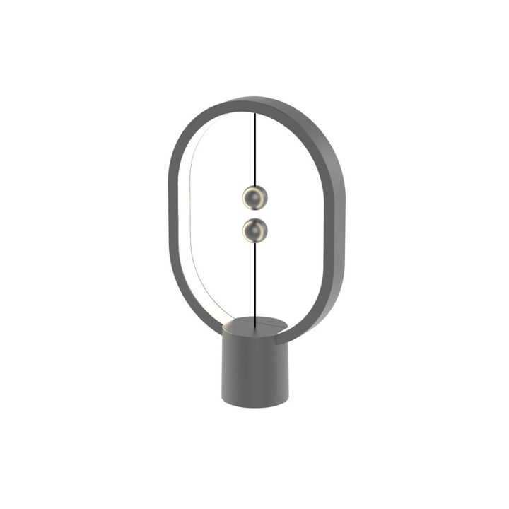 Лампа Allocacoc HENG Balance Lamp Mini DH0098DG-elipse/plastic/USB-C; dark grey