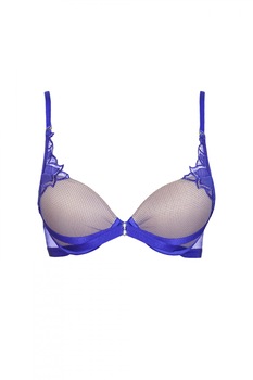 Sutien push-up, Lisca, Lady Moon, albastru, Albastru Sutien push-up, Lisca, Lady Moon, albastru, Albastru