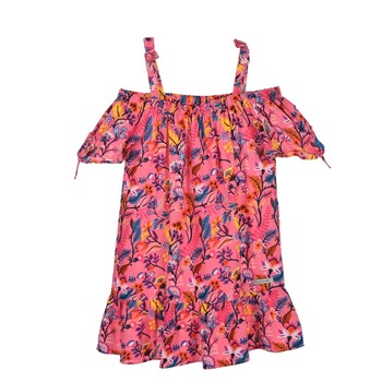 Rochie NAF NAF Paris Happy Garden, roz Rochie NAF NAF Paris Happy Garden, roz