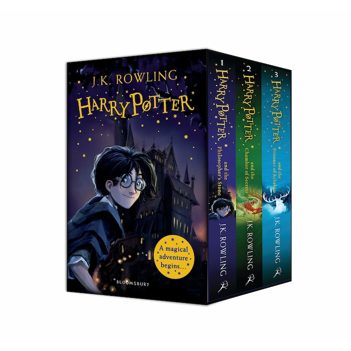 Harry Potter Vol: 1-3 Box Set - J.K. Rowling, editia 2019