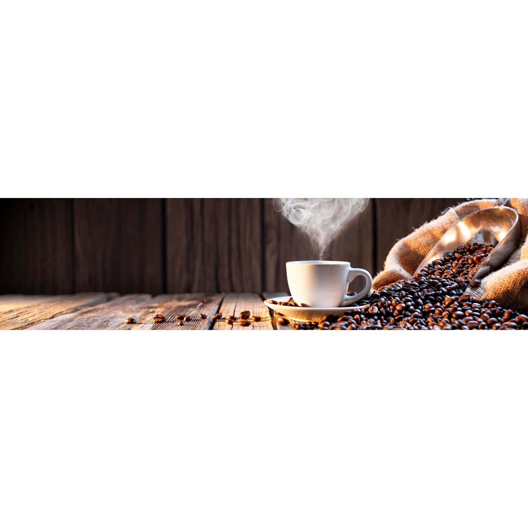 Panou sticla decorativa bucatarie 600 x 2600 mm Coffee