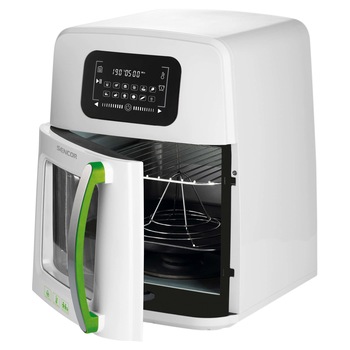 Friteuza Sencor Air Fryers SFR 5400WH, 1800 W, 11 L, 12 programe prestabilite, timer, Alb Friteuza Sencor Air Fryers SFR 5400WH, 1800 W, 11 L, 12 programe prestabilite, timer, Alb