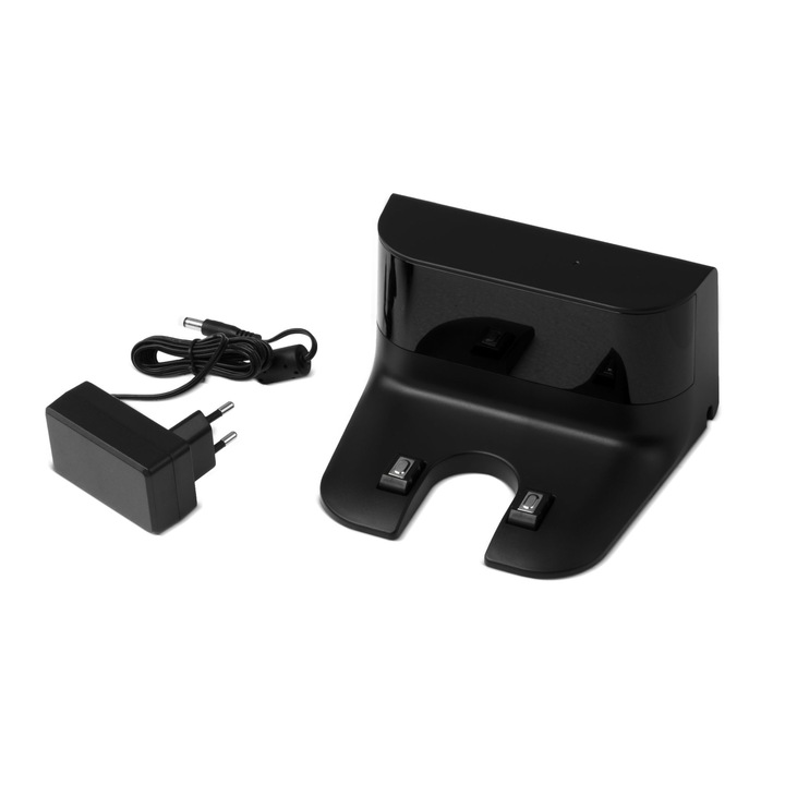 Statie de incarcare, Sencor, Pentru aspirator robot SRV 4250SL/6250BK/8250BK/9250BK, Negru