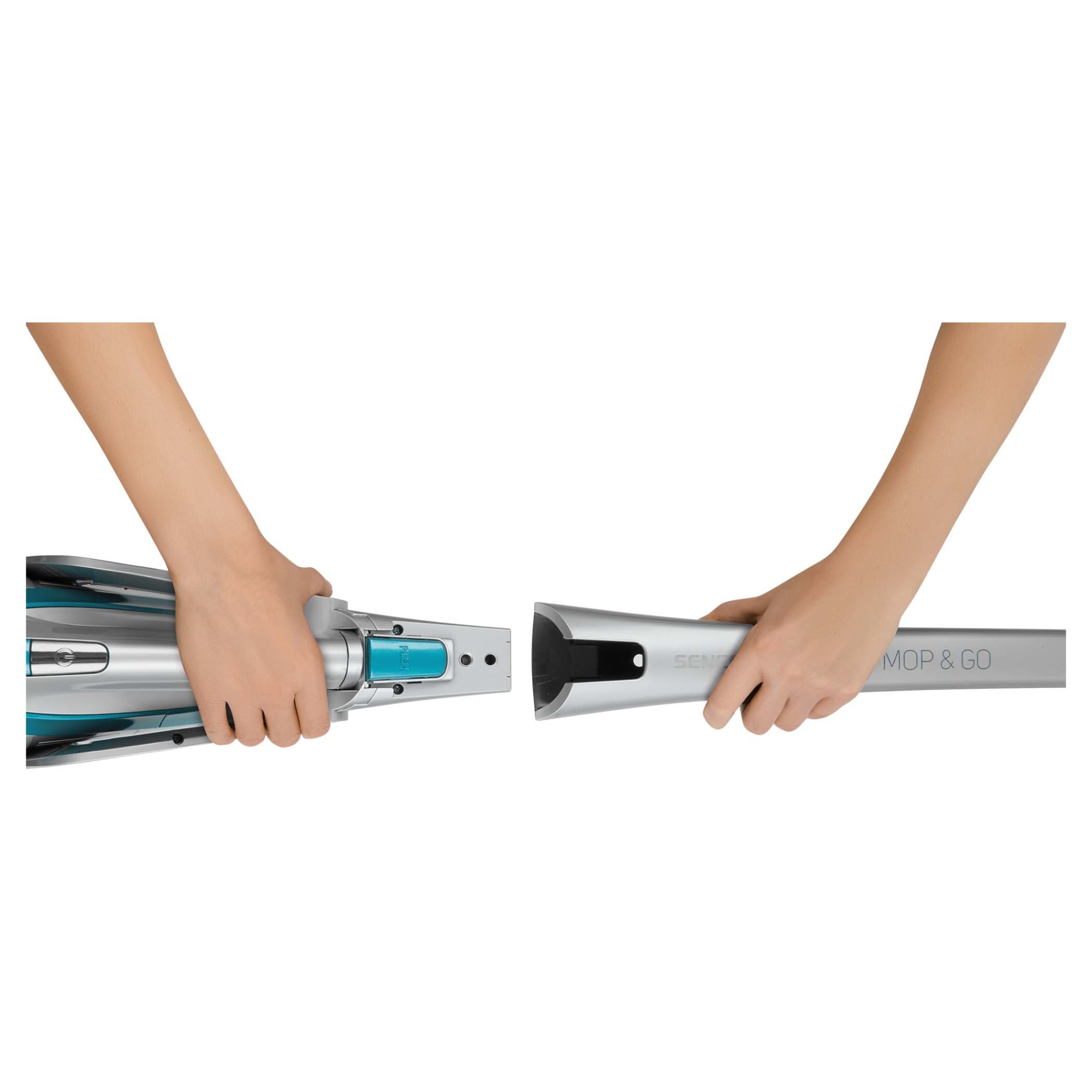 Aspirator vertical fara fir cu spalare Sencor SVC 0740BL-EUE3, Li-ion 2200 mAh, 75dB, autonomie pana la 85 minute, recipient praf 0.5 l, albastru/argintiu