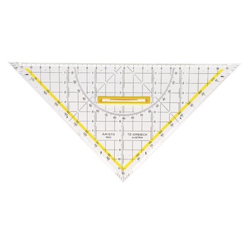 Echer profesional plastic, 225mm, 1650/2, Aristo Echer profesional plastic, 225mm, 1650/2, Aristo