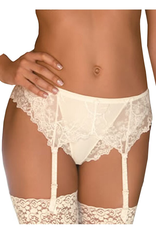 Chilot Perla White cu dantela, Corin, alb,XL EU