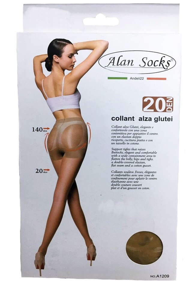 Ciorapi de dama cu efect modelator,D&J Exclussive, Negru