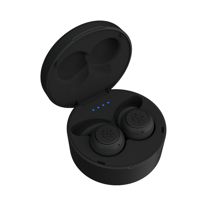 Casti In Ear Kygo E7/900, True Wireless Bluetooth, Negru