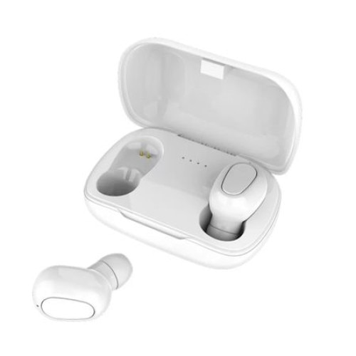 Casti Wireless Bluetooth Claritate 9D cu Super Bass Maxcell Original Premium - Alb