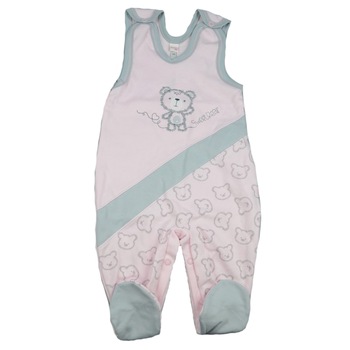 Salopeta fara maneci pentru fete Koala Misiaki Organic 04-709, Roz, 68 cm Salopeta fara maneci pentru fete Koala Misiaki Organic 04-709, Roz, 68 cm