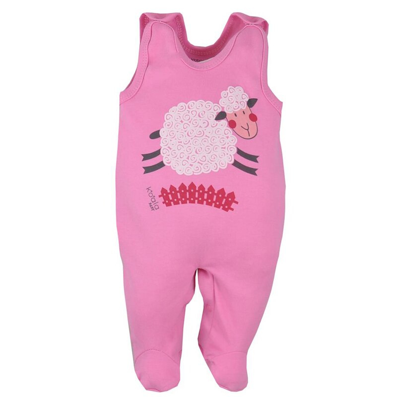 Salopeta pentru fete Koala Farma 08-138R, Roz 68 cm