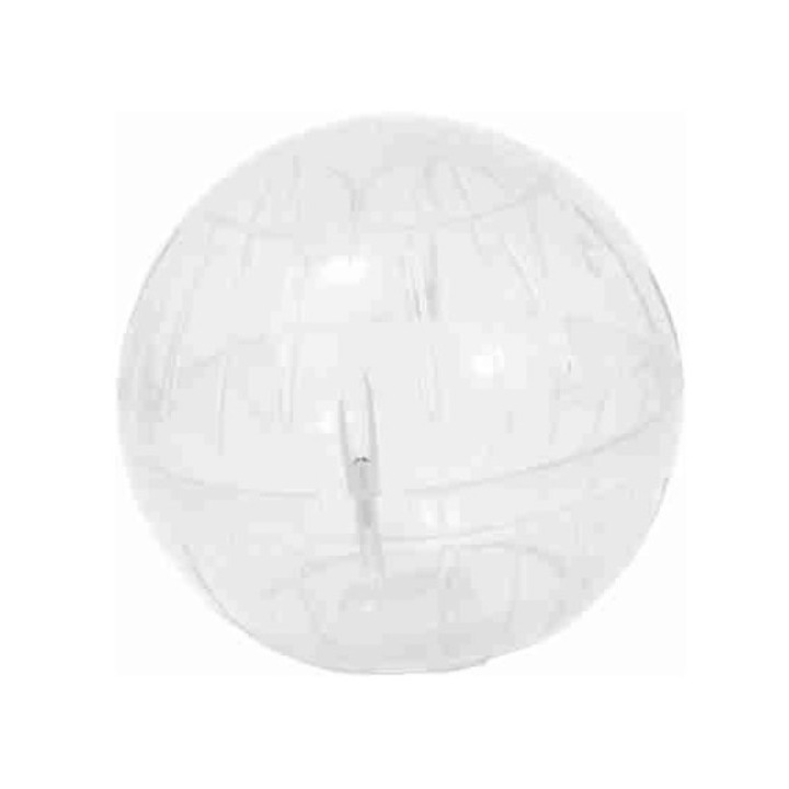 Jucarie Happet bila plastic pentru hamsteri 14.5 cm transparent Y015