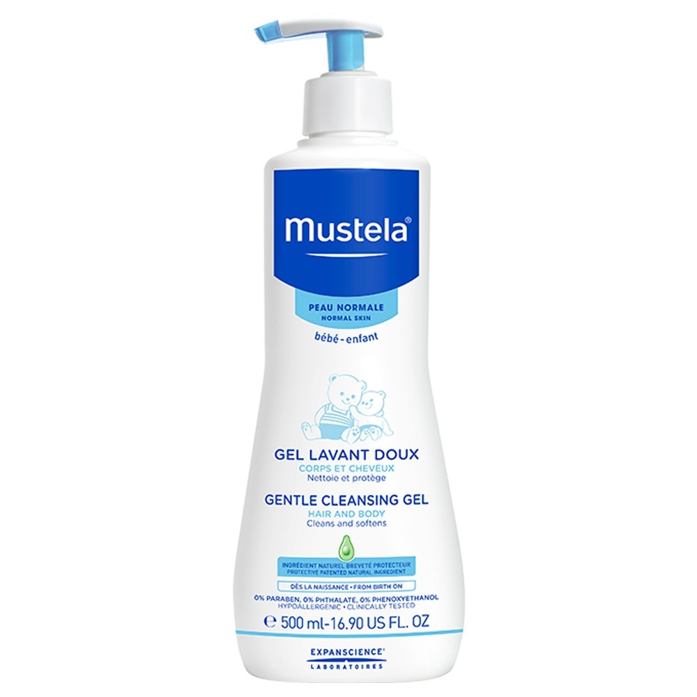 Gel de curatare par si corp Mustela, 500 ml