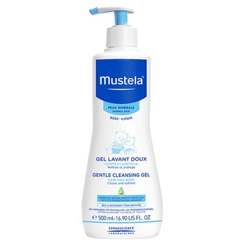 Gel de curatare par si corp Mustela, 500 ml Gel de curatare par si corp Mustela, 500 ml