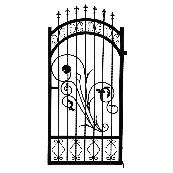 Poarta fier forjat STR-05.PP, METAL-DYNAMICS, 1000X2000 mm