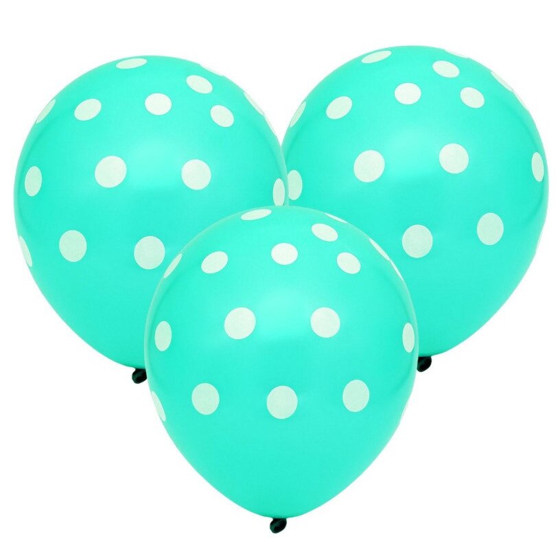 Set 10 baloane, Zola®, verzi cu buline, dimensiune 23 cm