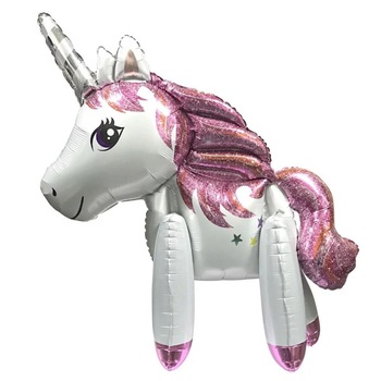Balon folie, Zola®, in forma de unicorn, 3D, 104 x102 cm Balon folie, Zola®, in forma de unicorn, 3D, 104 x102 cm