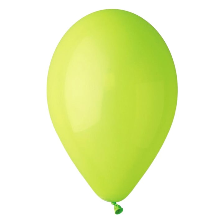 Комплект 25 латексови балона 26 см, светло зелено 11, Gemar G90.11