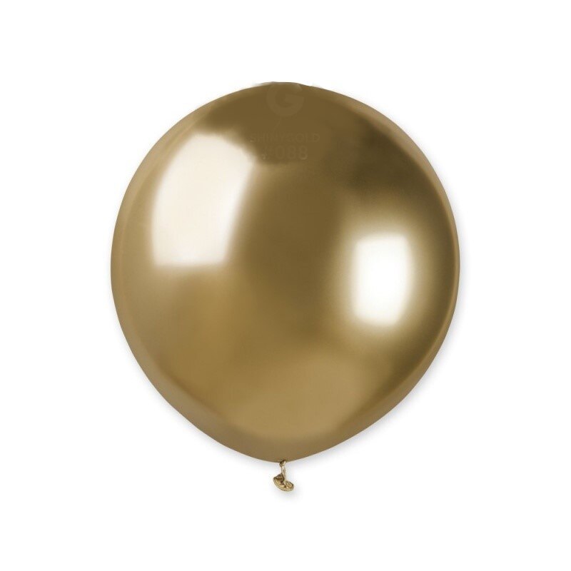SET 5 Balon Latex Jumbo Shiny Gold- 48 cm, Gemar GB150.88