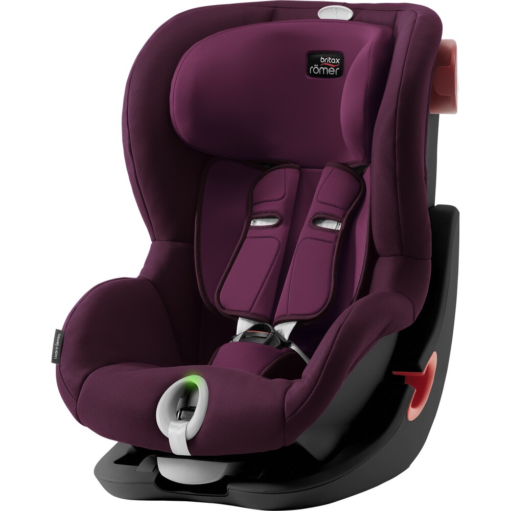 Scaun auto Britax KING II LS Black Series, recomandat copiilor intre 9 luni - 4 ani, Burgundy Red