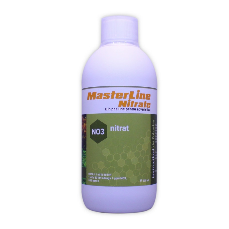 Fertilizant Masterline Nitrate 500 ml pentru plantele din acvariu
