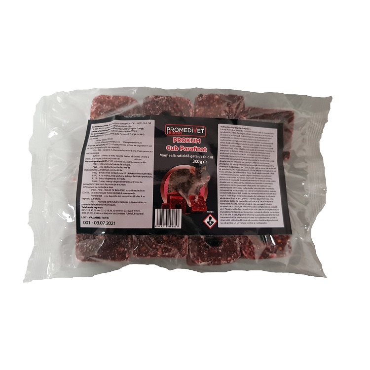 Raticid Prokum cub parafinat , 300 g