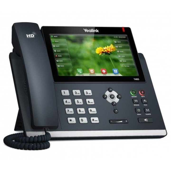 Telefon VOIP cu touchscreen 7 Inci 16 conturi SIP Yealink SIP-T48S