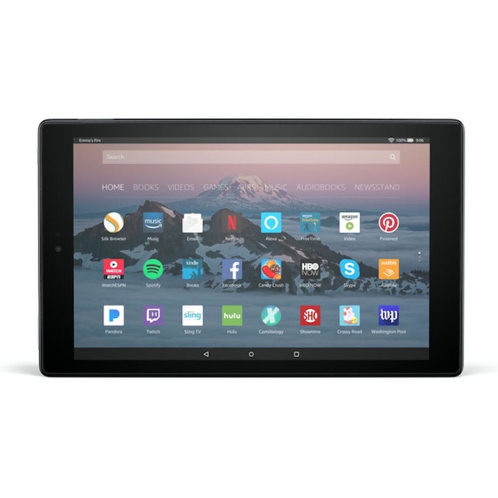 Tableta Amazon Fire HD 10 - Afisaj Full HD 10,1 "(1080p), 32 GB, negru