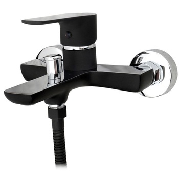 Baterie FLEKO FZ183-FD439 pentru cada/dus, cartus ceramic 40mm, neagra Baterie FLEKO FZ183-FD439 pentru cada/dus, cartus ceramic 40mm, neagra