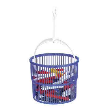 Cos din plastic cu 30 de carlige pentru uscat rufe, Wenko, plastic Cos din plastic cu 30 de carlige pentru uscat rufe, Wenko, plastic