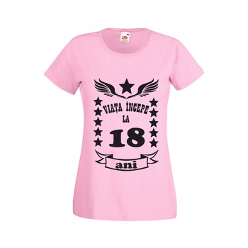 Tricou dama personalizat mesaj majorat  Tricou dama personalizat mesaj majorat