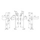 Maner usa termopan Hoppe New York, exterior, 92 x 30 mm, buton fix, material aluminiu, culoare argintiu F1