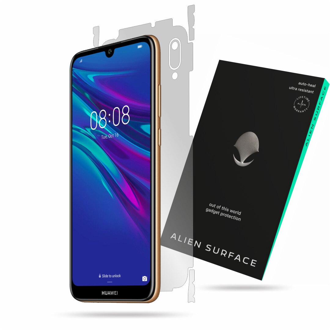 Folie Alien Surface, Huawei Y6 (2019), protectie spate, laterale