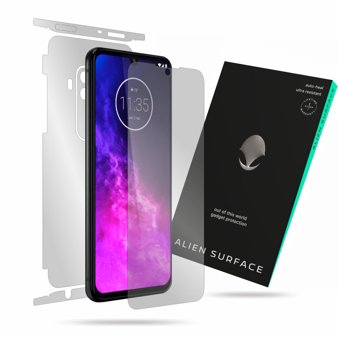 Folie Alien Surface, Motorola One Zoom, protectie ecran, spate, laterale