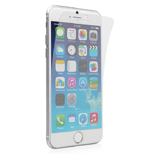 Folie protectie TPU Full Screen FATA pentru iPhone 6 Plus Silicon